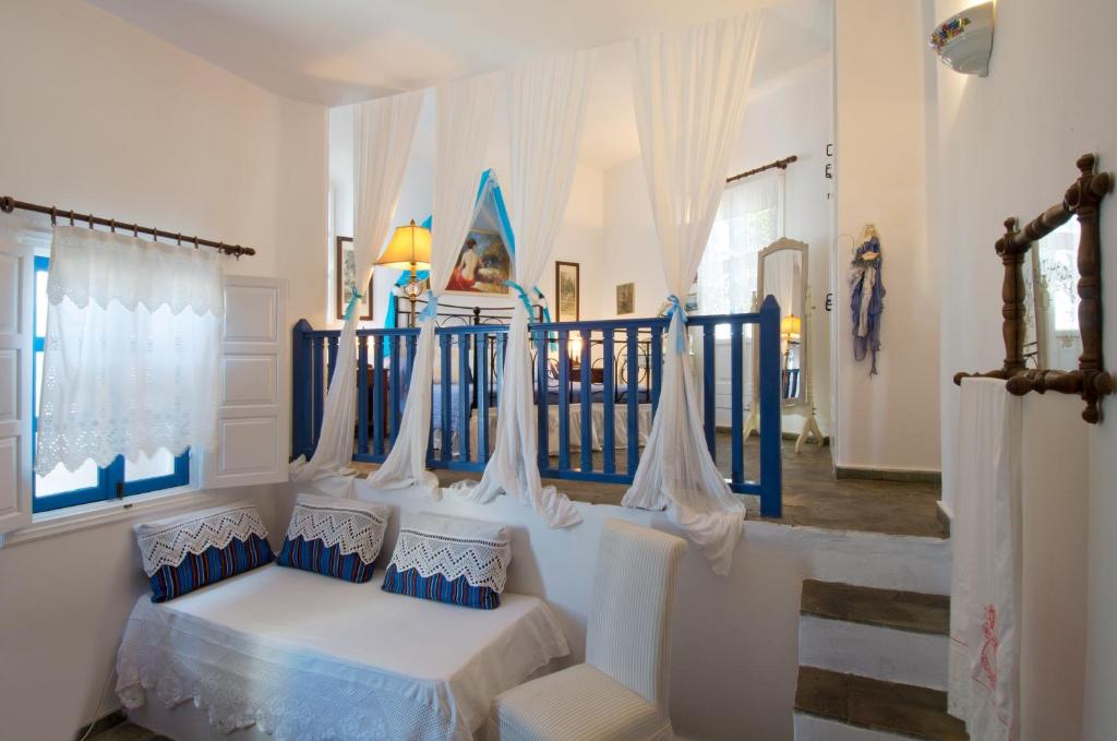 Posezení v ubytování Pegados Apartments