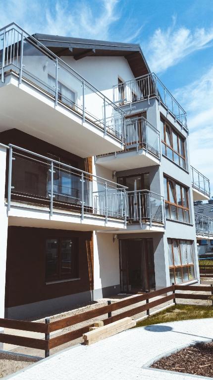 Budova, v ktorej sa apartmán nachádza