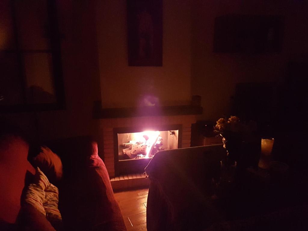Posezení v ubytování Casita de Rosario