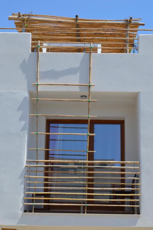 The building in which a panziókat is located
