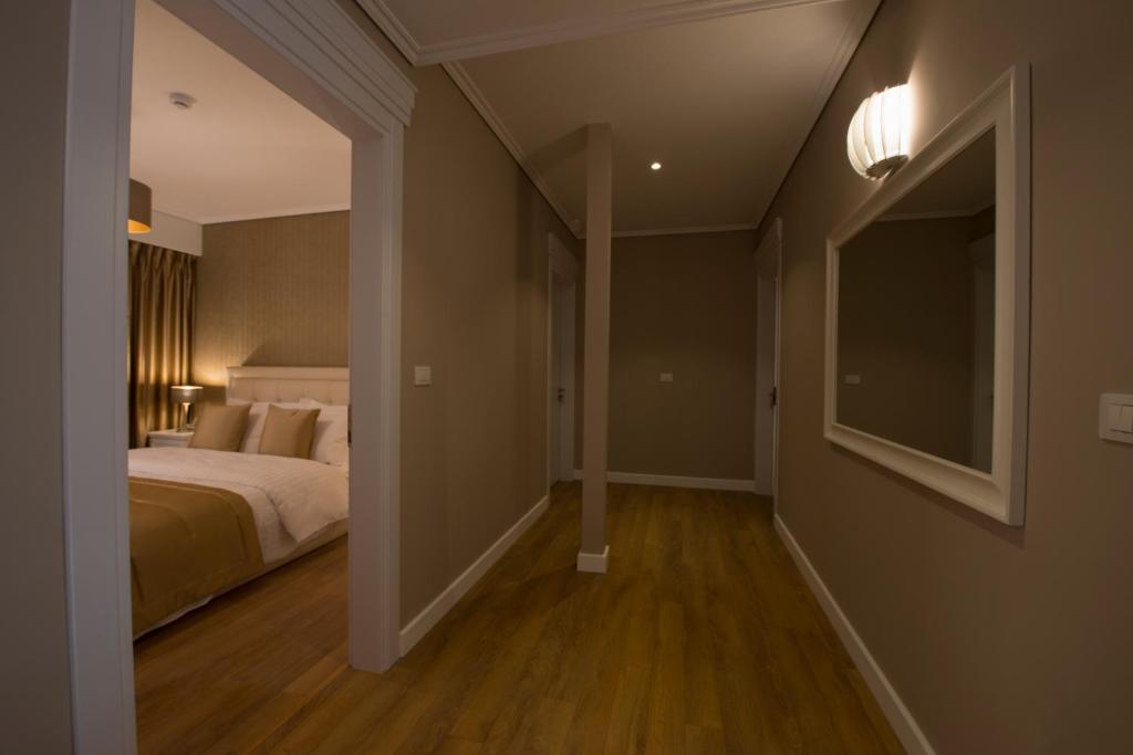 Postel nebo postele na pokoji v ubytování Hotel de Charme