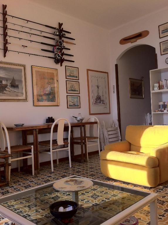 Posedenie v ubytovaní Sea front attic