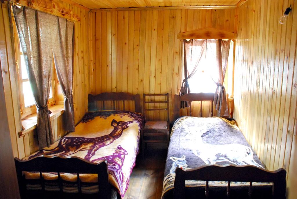 Postel nebo postele na pokoji v ubytování Samtsikhe