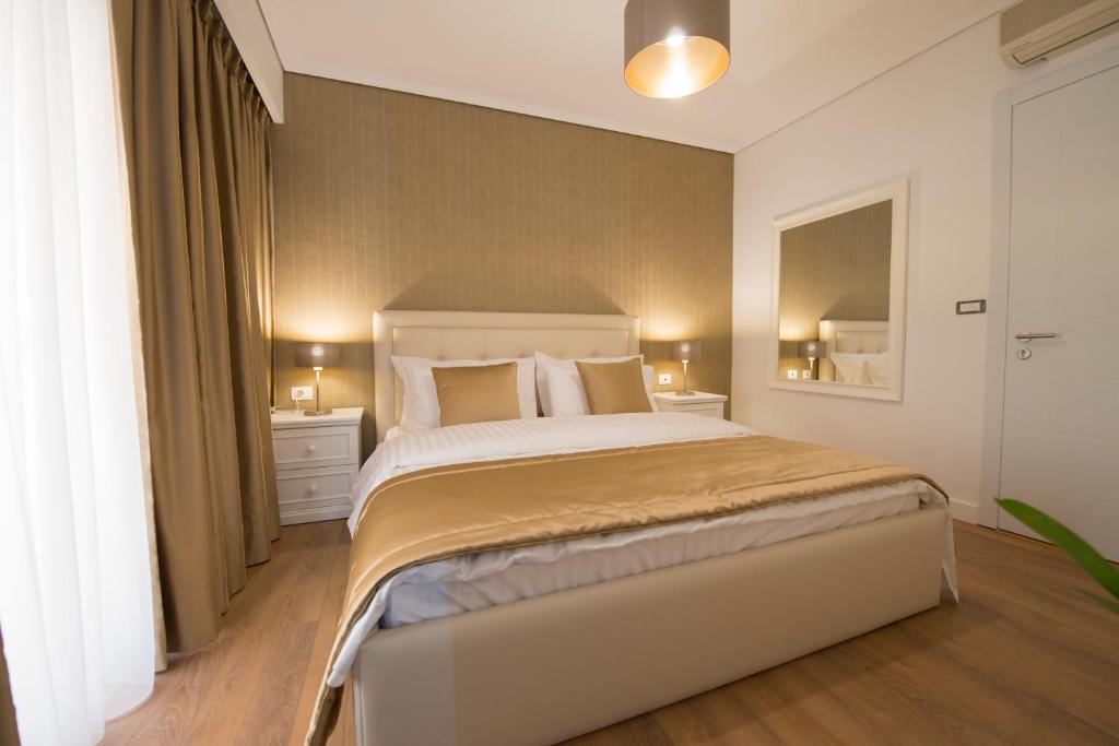 Postel nebo postele na pokoji v ubytování Hotel de Charme