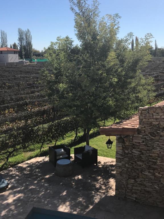 Un jardín fuera de Chaglasian Wine & Suites