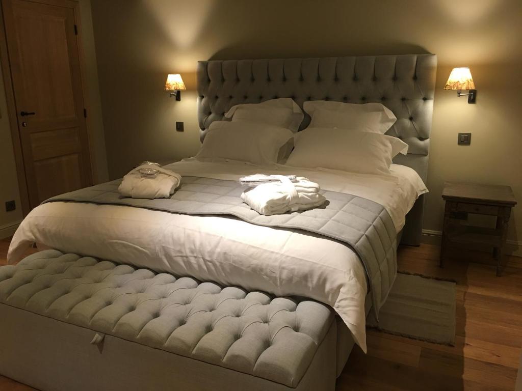 Postel nebo postele na pokoji v ubytování B&B d'Oude Brouwerij