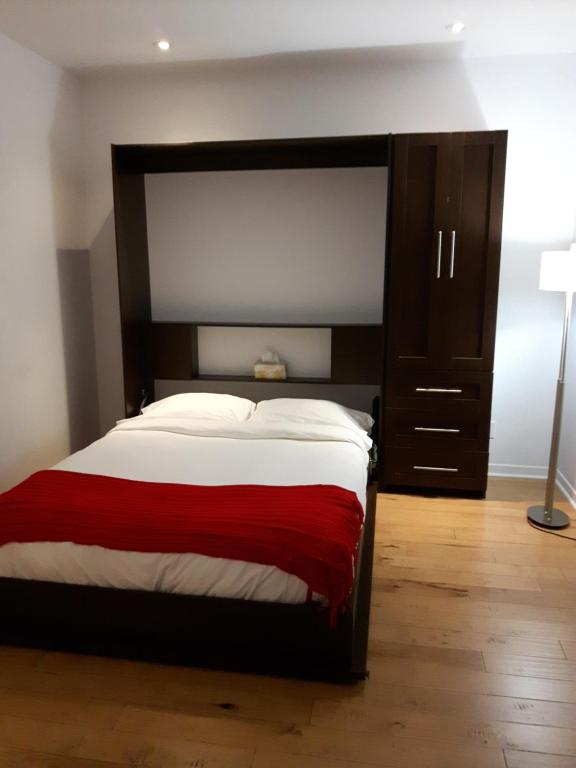 Postel nebo postele na pokoji v ubytování Condos Vacances Orford
