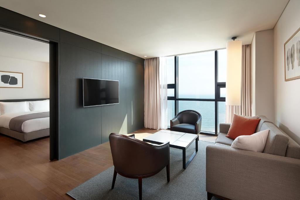 Shilla Stay Haeundae Beach - Bexco - Grand Suite Con Vista Sull'oceano