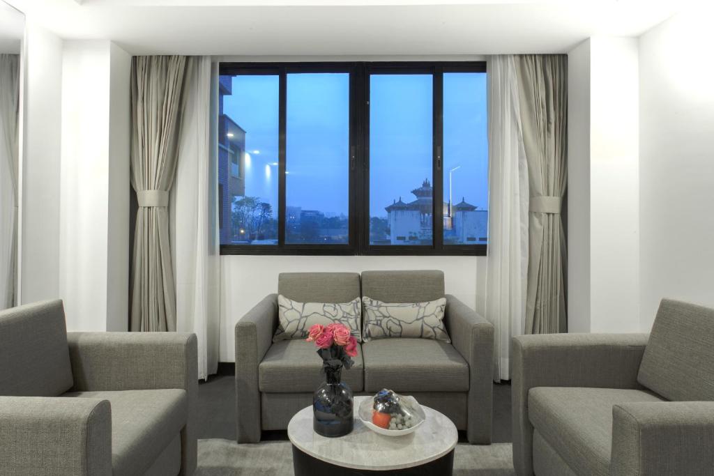 Posezení v ubytování Hotel Mulberry