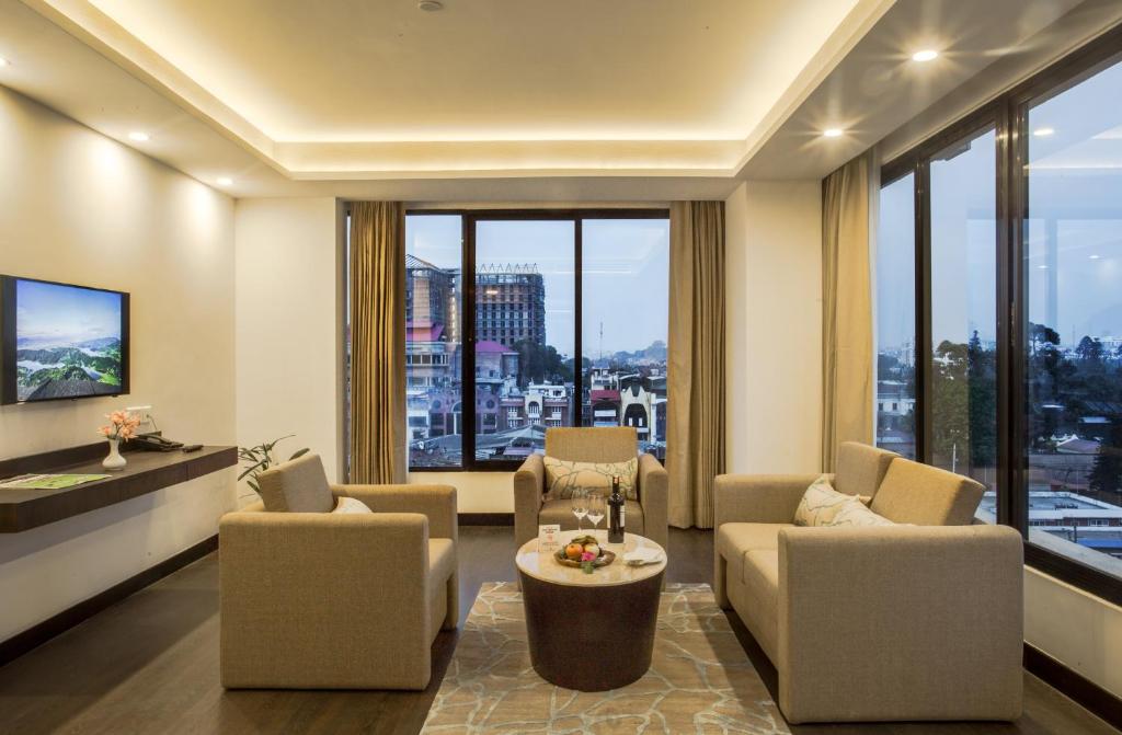 Posezení v ubytování Hotel Mulberry