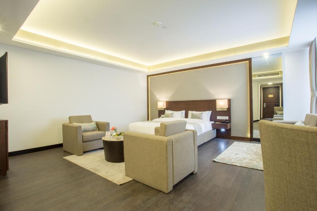 Posezení v ubytování Hotel Mulberry