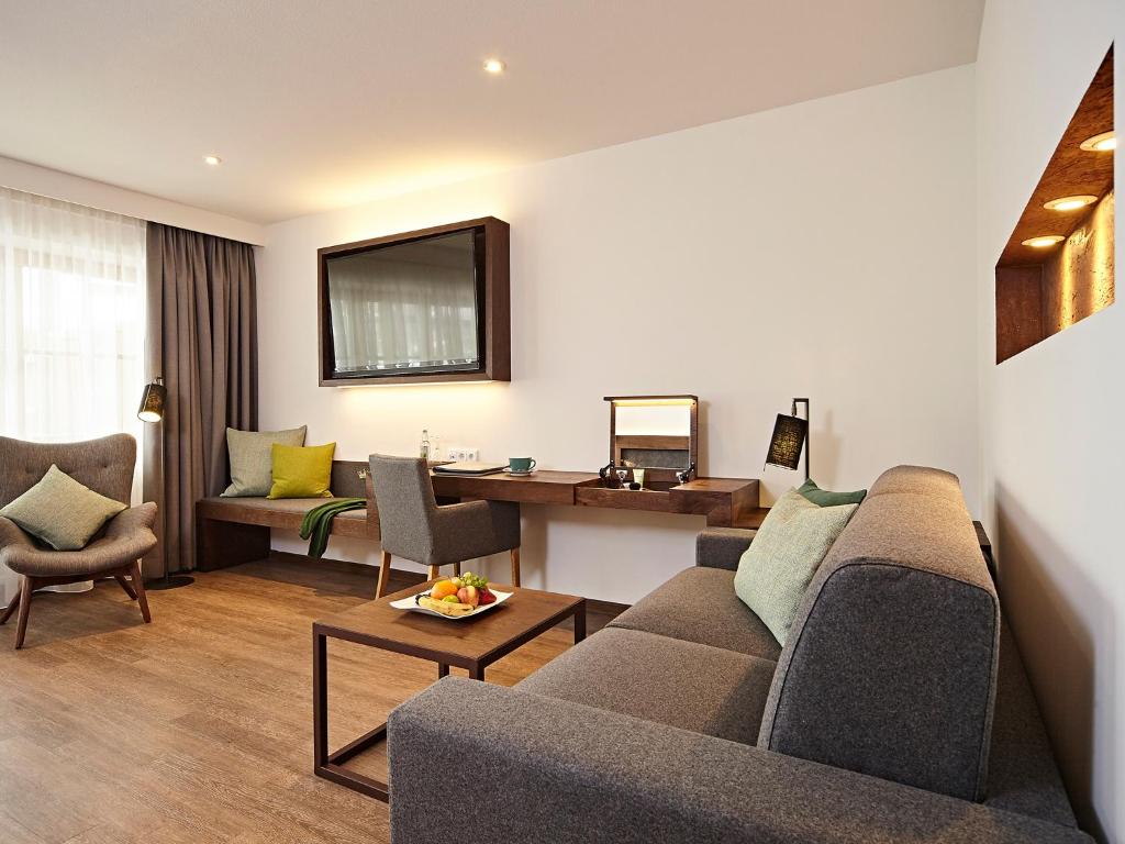 Posezení v ubytování Hotel Die Krone - Immenstadt-Stein