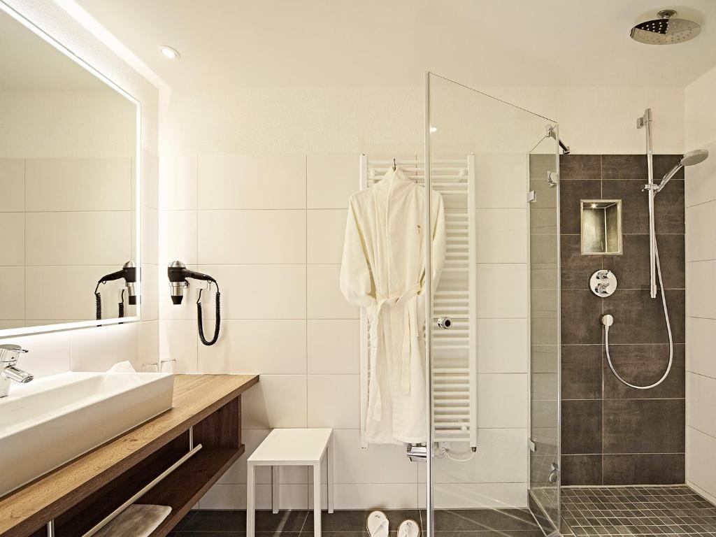 Koupelna v ubytování Hotel Die Krone - Immenstadt-Stein