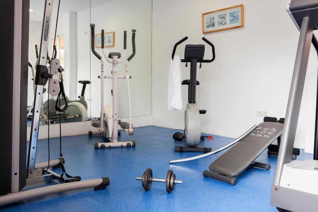 Fitness centrum a/nebo fitness zařízení v ubytování Hotel Voramar - Emar Hotels