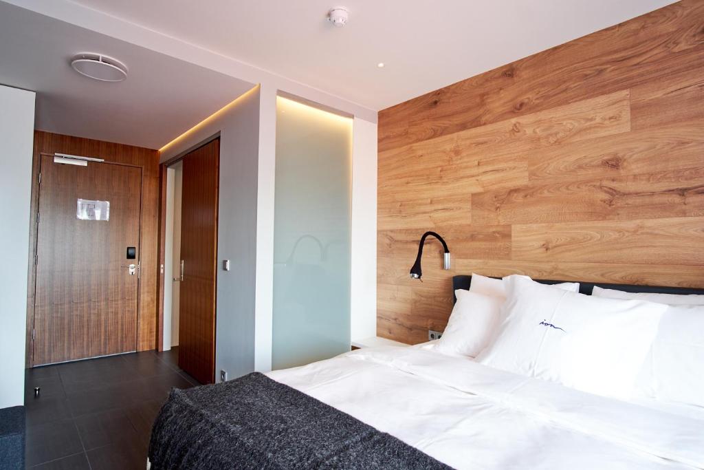 Postel nebo postele na pokoji v ubytování ION City Hotel, Reykjavik, a Member of Design Hotels