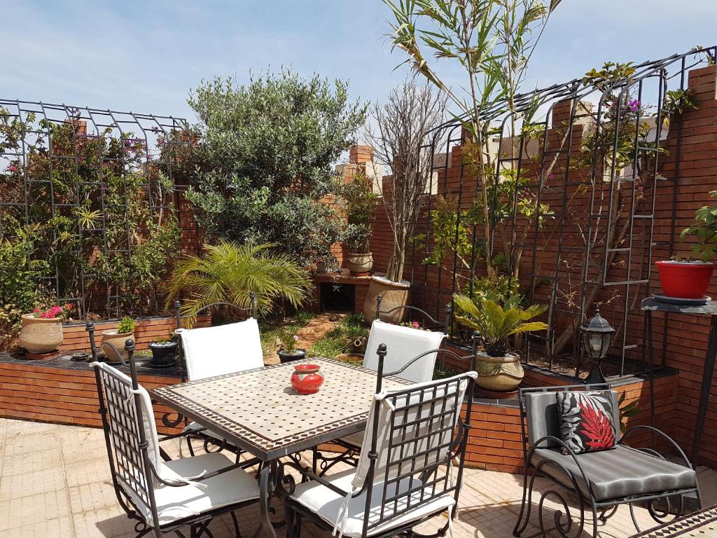 Zahrada ubytování Riad Soleil D'orient