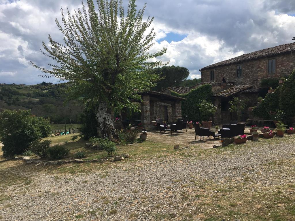 Zahrada ubytování Podere Terreno alla via della volpaia