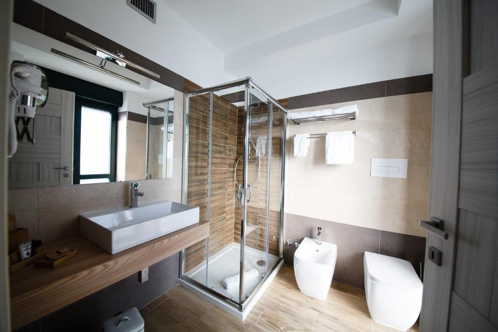 Koupelna v ubytování Bedroom