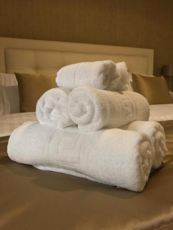 Postel nebo postele na pokoji v ubytování Hotel de Charme