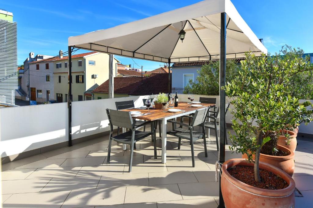 Balkón nebo terasa v ubytování Apartments Cala