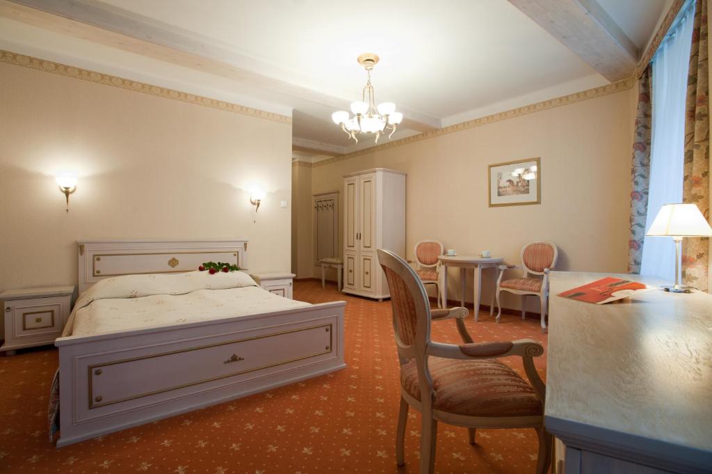 Ένα ή περισσότερα κρεβάτια σε δωμάτιο στο Great Polonia Kraków Old Town