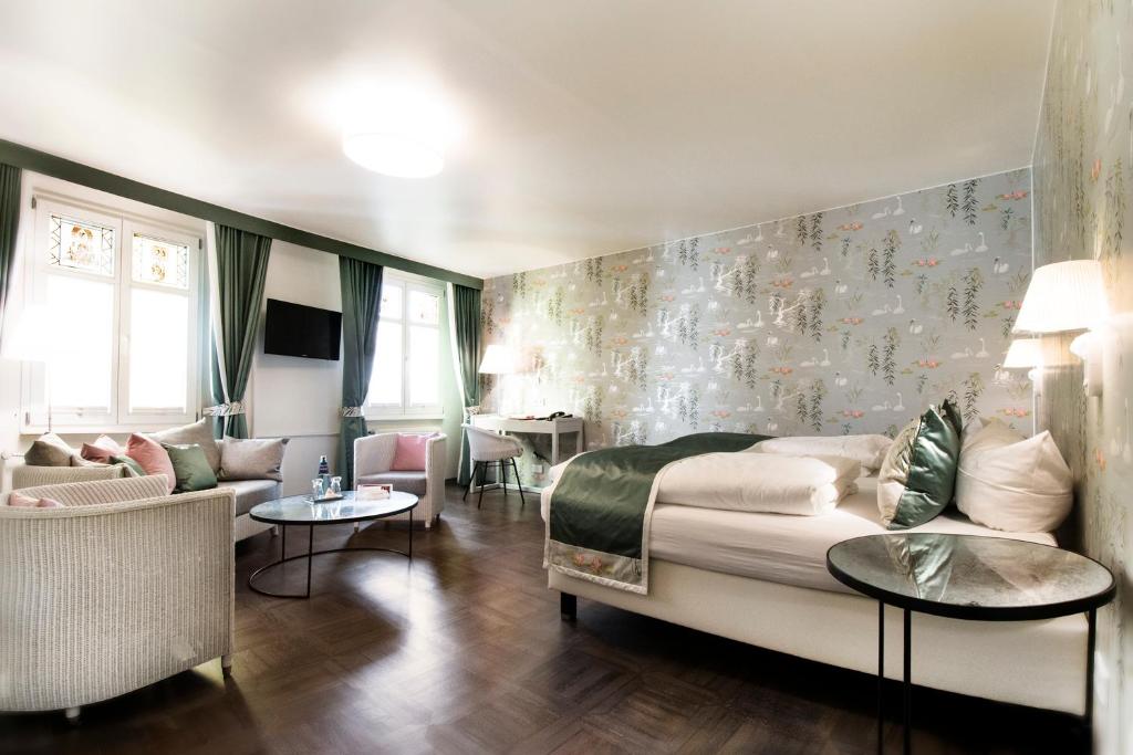 Posezení v ubytování Romantik Hotel Barbarossa