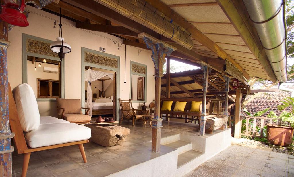 Posezení v ubytování Desa Alamanis Resort Villa