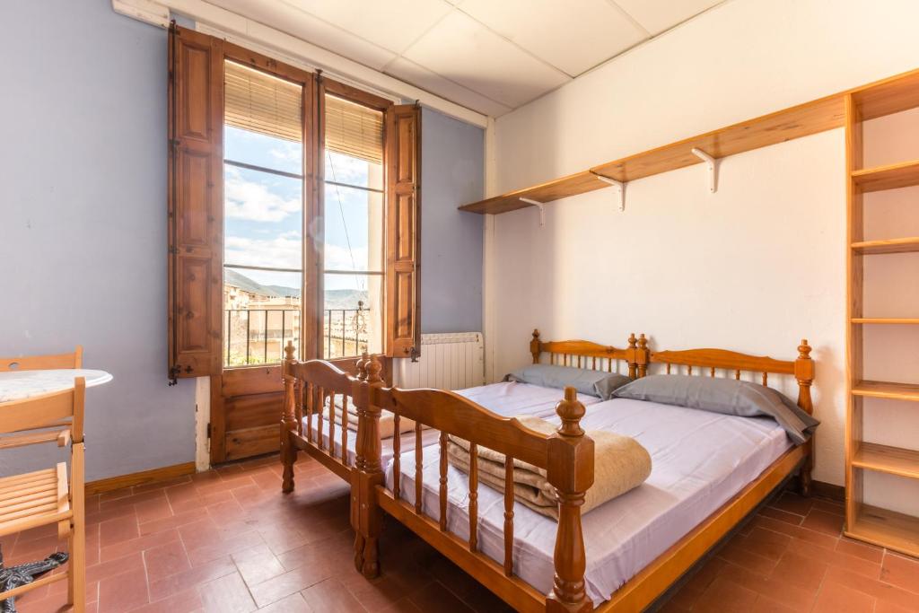 Postel nebo postele na pokoji v ubytování Alberg La Solana
