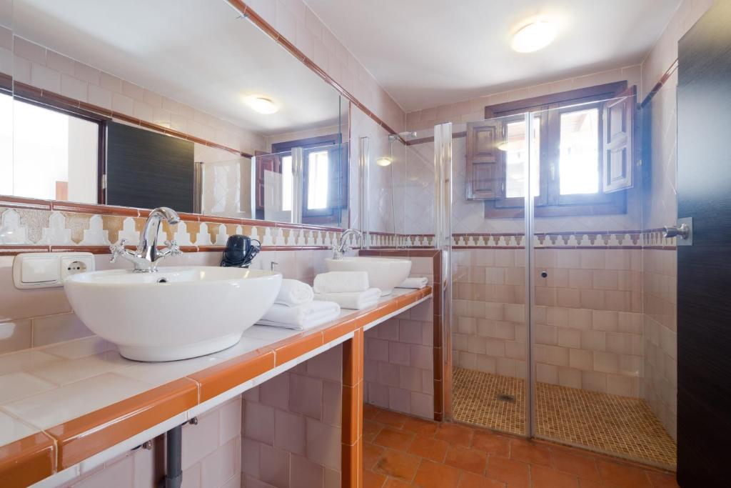 Koupelna v ubytování Casa Bombo