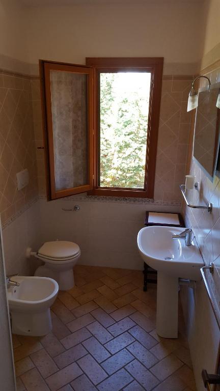 Koupelna v ubytování Agriturismo Rebua