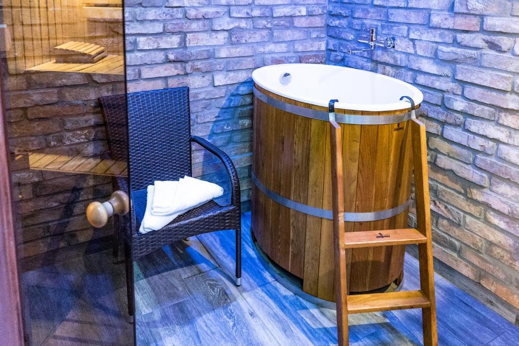 Kúpeľňa v ubytovaní Hotel Wenecki
