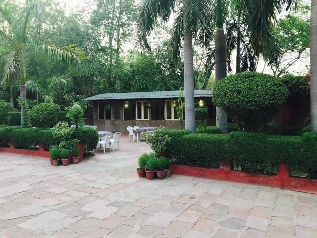 Zahrada ubytování Hotel Sheela, 100m from Taj Mahal