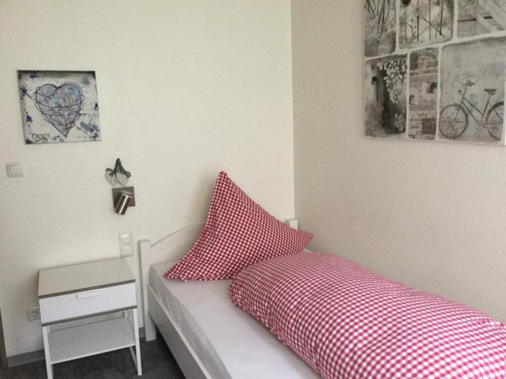 Postel nebo postele na pokoji v ubytování Landhaus Thome