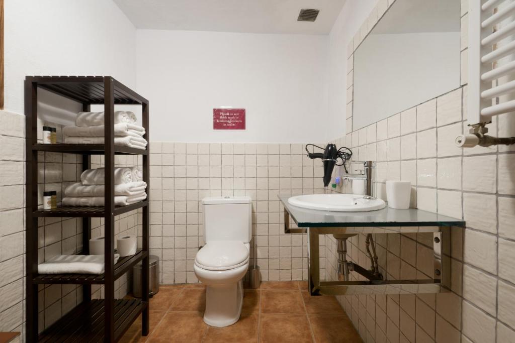Koupelna v ubytování Casa Bombo