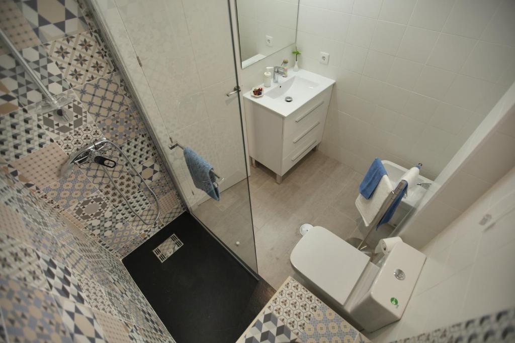 A bathroom at Noches de ensueño