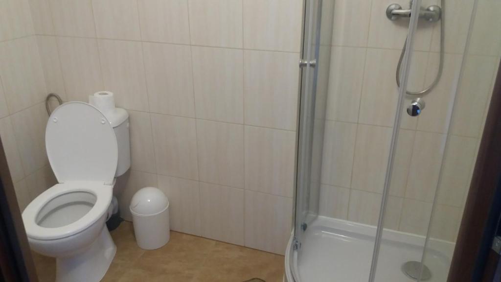 Kúpeľňa v ubytovaní Nocleg nad Jeziorem Hańcza - B.Danowska