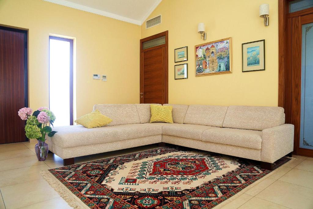 Część wypoczynkowa w obiekcie Apartment Larin