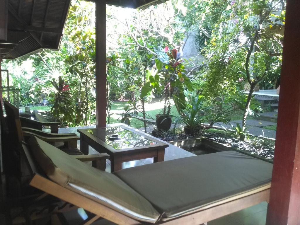 Zahrada ubytování Indraprastha Ubud Home Stay