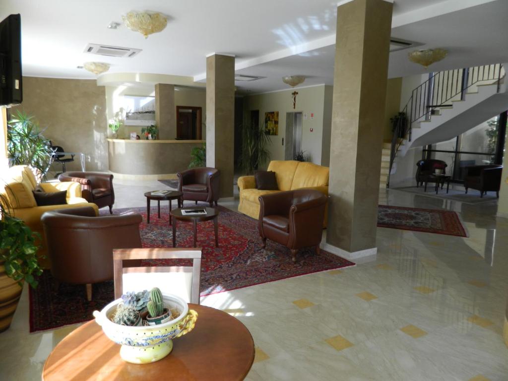 Posezení v ubytování Hotel Le Palme