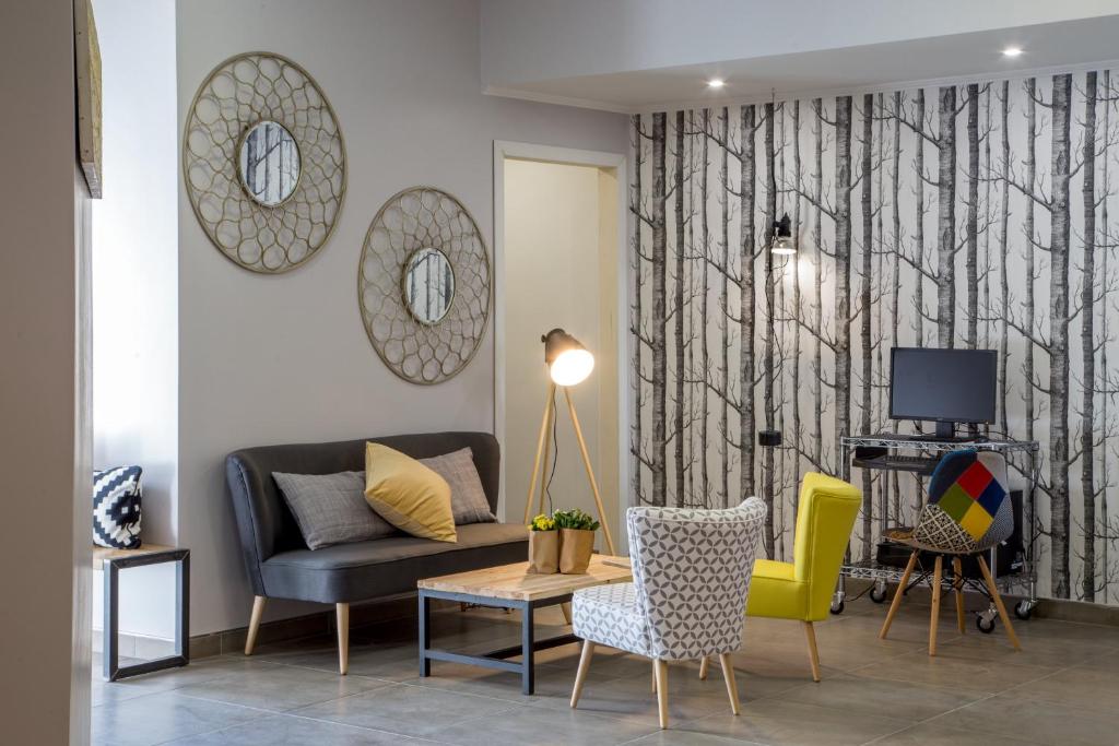 Posezení v ubytování Urban Garden Hotel