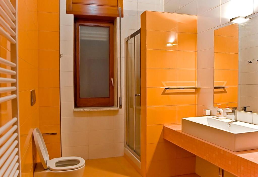Koupelna v ubytování inStile aparthotel