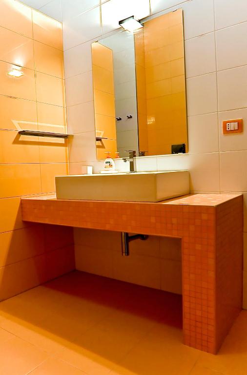 Koupelna v ubytování inStile aparthotel