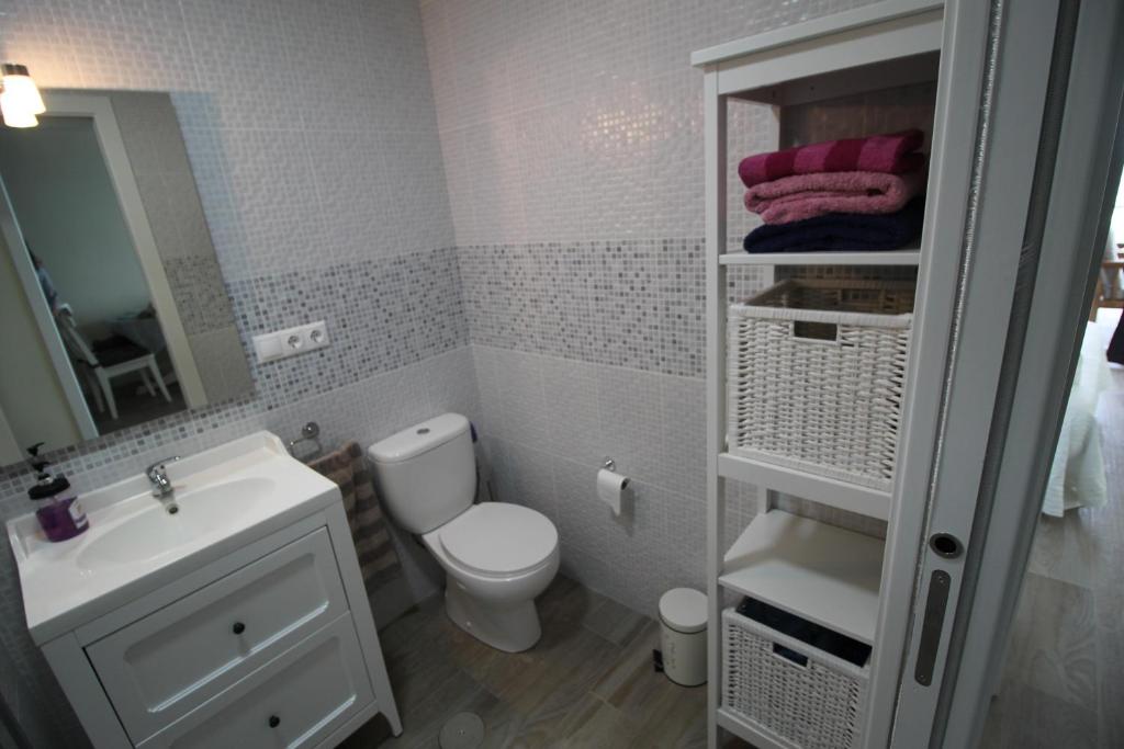 Koupelna v ubytování Bellavista apartment