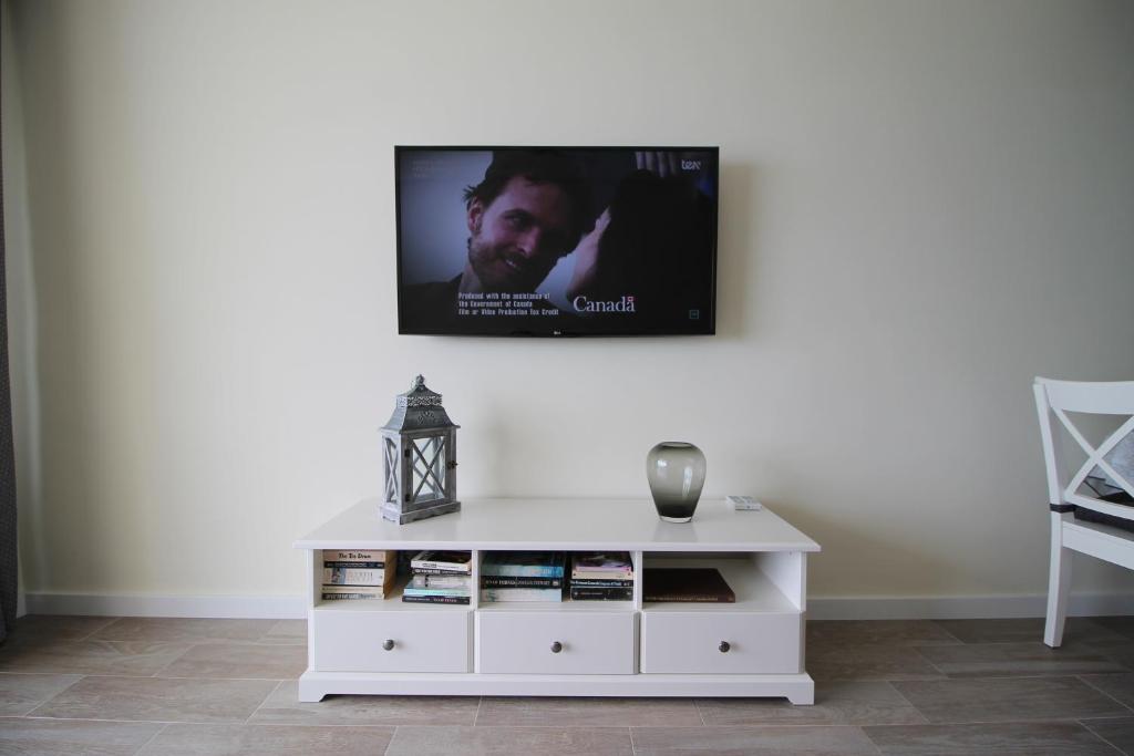 TV a/nebo společenská místnost v ubytování Bellavista apartment