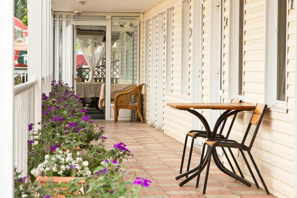 Balkón nebo terasa v ubytování Hotel Palma
