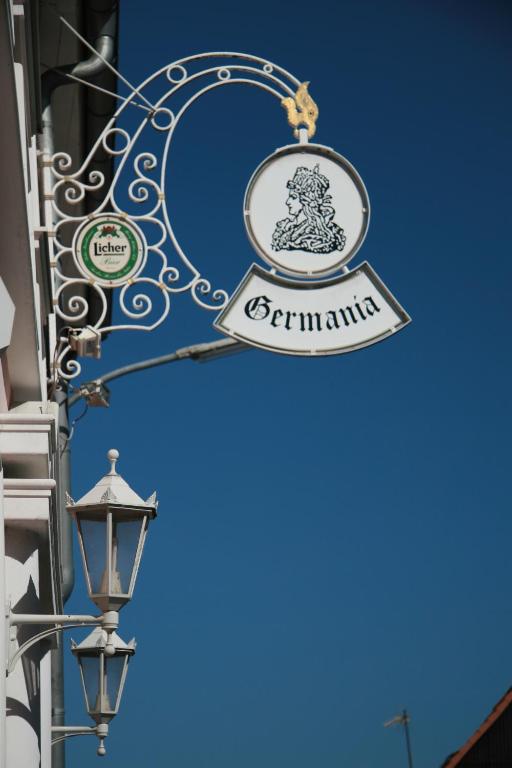 Certifikát, hodnocení, plakát nebo jiný dokument vystavený v ubytování Hotel Germania