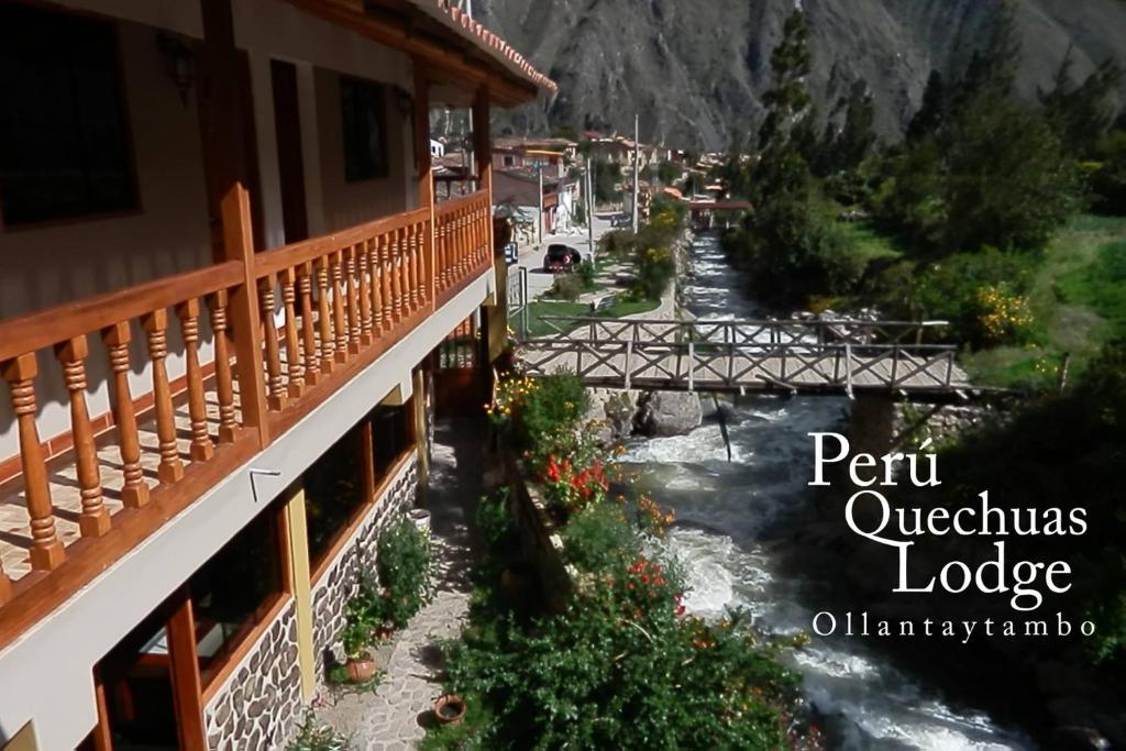 a scenic view of a scenic view of a river at Peru Quechua's Lodge Ollantaytambo in Ollantaytambo