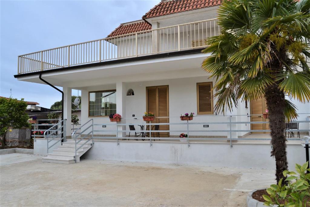 Balkón nebo terasa v ubytování Guesthouse Holiday Formia beach