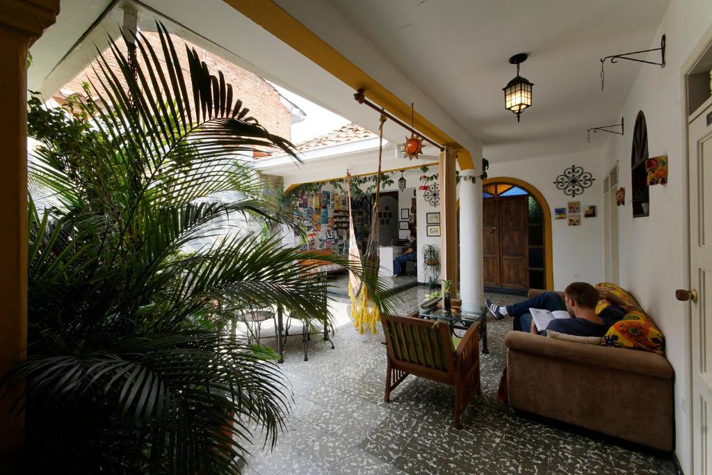 Posezení v ubytování Casa Ruta Sur