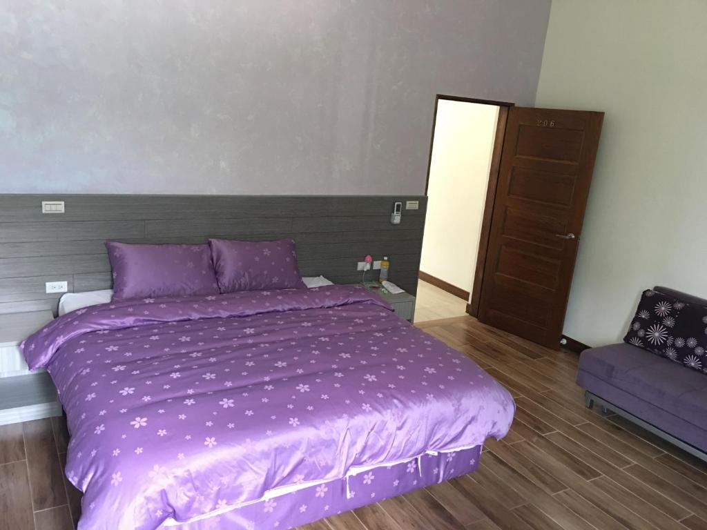 Letto o letti in una camera di 耘禾莊園民宿 台東縣民宿編號1273號